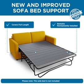 Meliusly Permanently Installed Sleeper Sofa Support Board (Queen Size - Patent Pending) Reinforced Wood Sofa Bed Support, Pull Out Couch Mattress Board, Sleeper Bar Shield, SleeperSaver