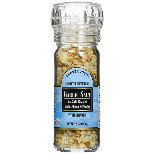 Trader Joe's Garlic Salt with Grinder, 2.46 oz