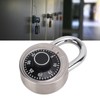 Dial Combination Lock Heat Treatment Hardened Steel Security Waterproof for