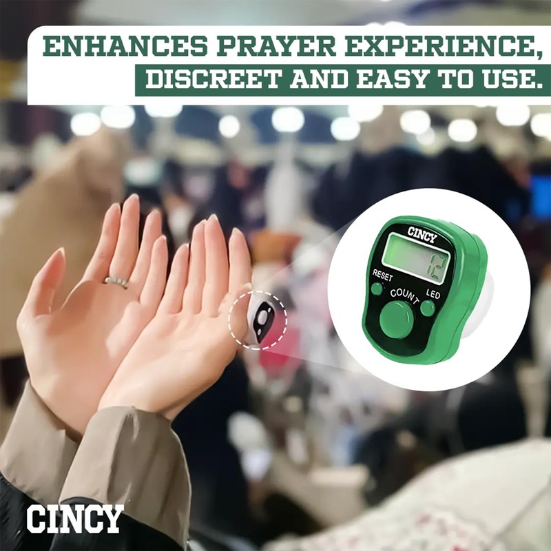 CINCY Click Counter with led Multi Color (Green)