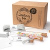 Tuuters 100 Plastic Test Tube with Cork, Cord, Label Pendant