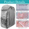 MBAIYO 10 Pack Backpack Rain Cover, Disposable Waterproof Lightweight Backpack