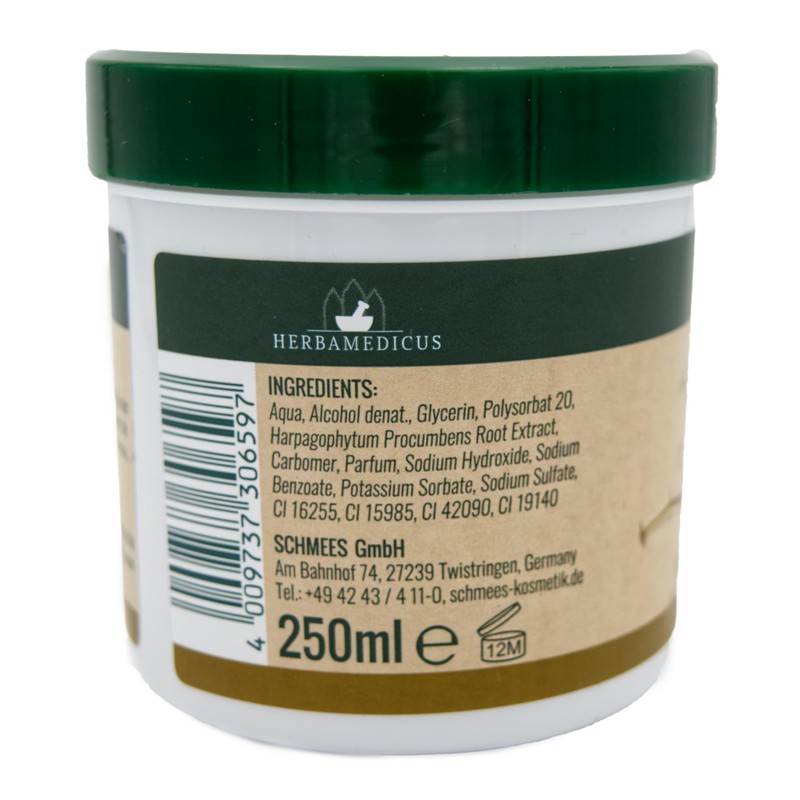 HERBAMEDICUS Devil's Claw Skin Balm, Loosens and Regenerates Muscles and