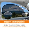 2 PCS Car Accessories Side Window Sun Shade, Glare and