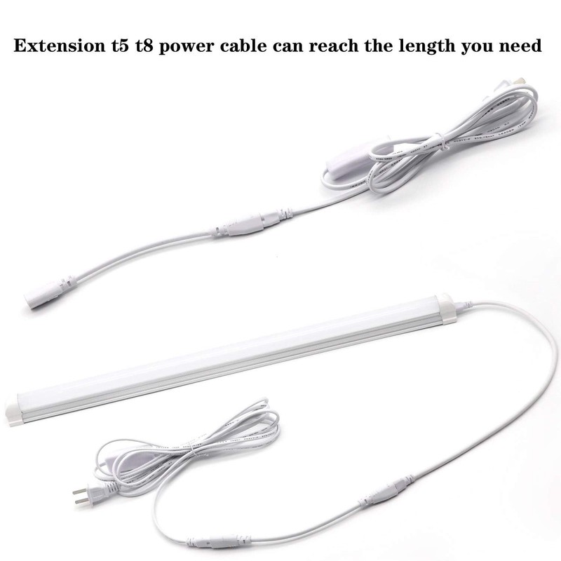 3Pcs-T5 T8 LED Tube Connector Cable Wire 9 inch Double