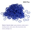 sourcing map Rubber Band Blue Stretchable Rubber Elastic Band 0.5inch