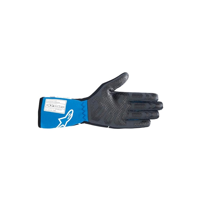 Alpinestars Tech-1 Race V4 Racing Gloves (Black/Blue, Small)