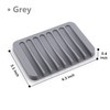 Self Draining Soap Dishes, 3 Pcs Silicone Soap Saver, Waterfall