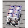 Marketing Holders 3 Tier Stand Flyer Take One Holder Slatwall