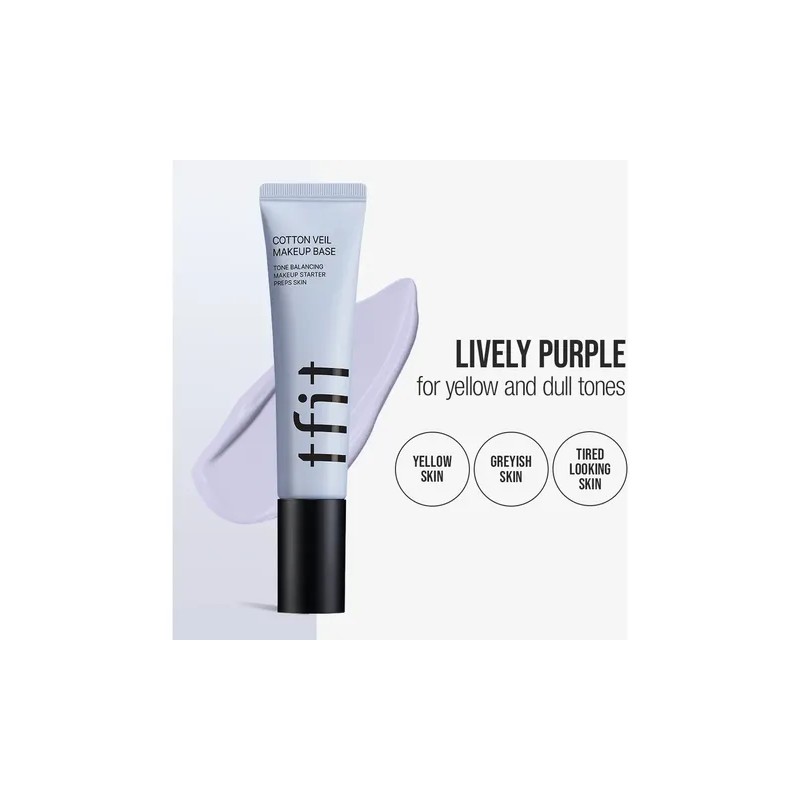 Base de Maquillaje Tfit Cotton Veil para un Tono 02