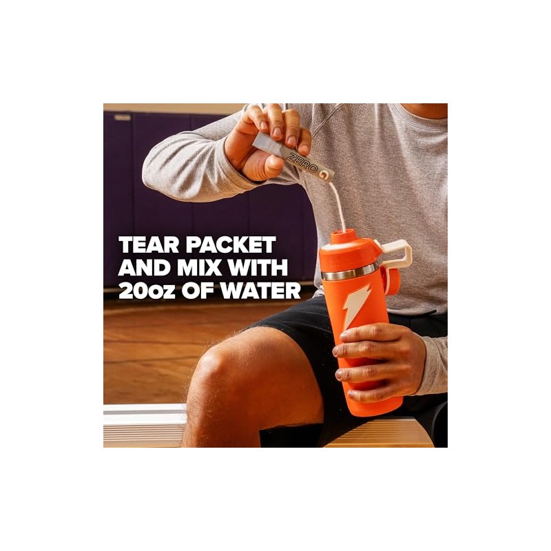 Gatorade Zero Sugar Electrolyte Powder Drink Mix - Orange