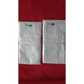 Unbranded 24 Mens Handkerchiefs Hankies Hanky Cloths 100% Cotton 13" by 14"  White