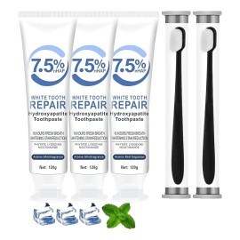 3×pasta Dientes Blanqueadora Con Hidroxiapatita, Pasta Denta
