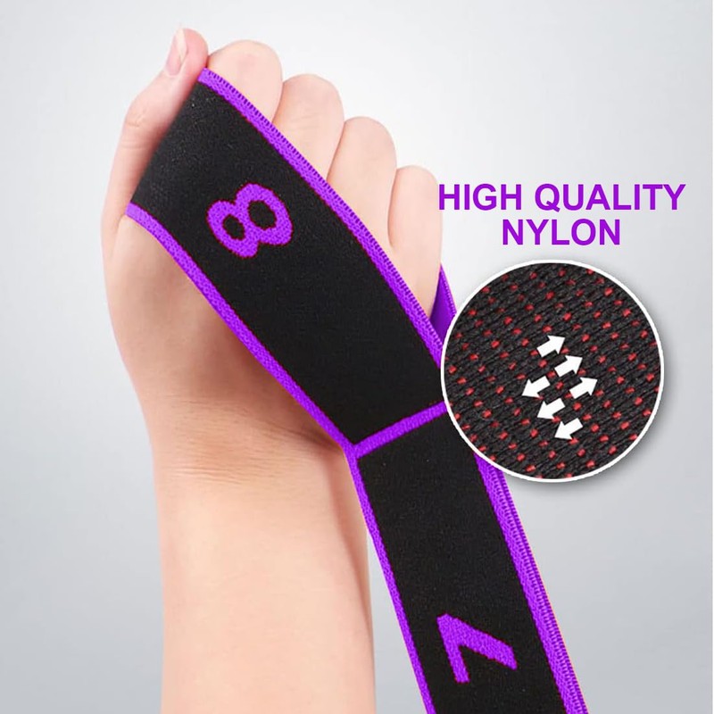 Stretch Band Yoga Stretching Band Yoga Strap with 9 Loops