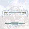 X AUTOHAUX 2pcs M8 160mm Steering Tie Rod for 50cc