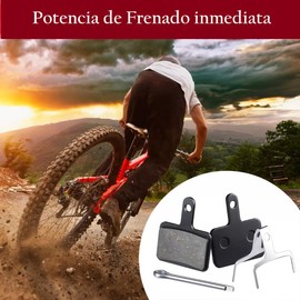Vmingo Balata Bicicleta para Bici Universal Pastillas Freno Disco Reemplazo Caliper Compatible con Tektro Shimano (6 par)