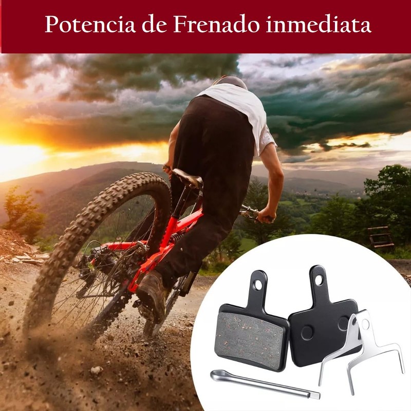 Vmingo Balata Bicicleta para Bici Universal Pastillas Freno Disco Reemplazo