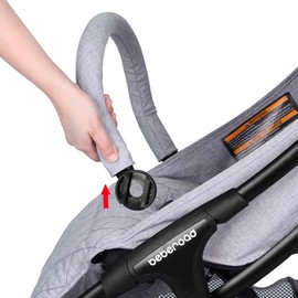 Beberoad Love R2 Stroller Bumper Bar Gray