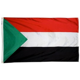 Sudan Flag Nylon 2 ft. x 3 ft. - Made in the USA from Flags Unlimited
