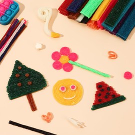 Wax Craft Sticks for Kids, 400PCS Bendable Sticky Wax Yarn Sticks in 10 Colors, Reusable Molding Sculpting Sticks Bulk Wax Sticks for DIY School Project Handicraft Art Supplies