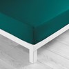 douceur d'intérieur, Fitted Sheet (160 x 200 cm) Lina Emerald,