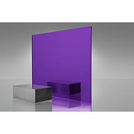 SIBE- R Plastic Supply - #1020 Purple Acrylic Mirror PLEXIGLASS 24" X 36" - 1/8"