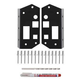 AUTOVIC Car Door Handle Reinforcement Plate Kit W/7/32 Drill and Marker Pen for OBS Ford F-Series & Bronco 1980-1997, Replacement for F006