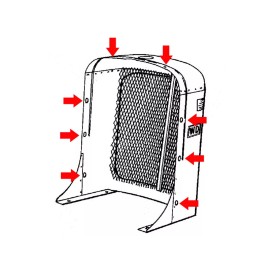 RT Bolts Allis-Chalmers Tractor Grill Bolts/Screws- Fits B-C-CA-WC-WD-W