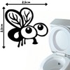Toilet Stickers - 8 Pieces (4 Designs) Pee Target -