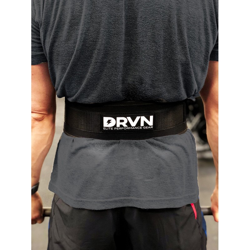 DRVN WOD Belt - CrossFit Weightlifting Belt, Men/Women Powerlifting Belt