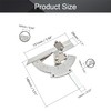 Utoolmart 0-320°Universal Stainless Steel Vernier Bevel Protractor, for Woodworking, Carpenter,
