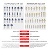 KOWOOD Router Bits Set of 40 Pieces, 1/2 Inch Shank,