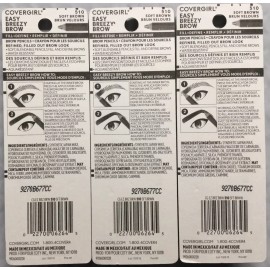 COVERGIRL *Lot of 3* CoverGirl Easy Breezy Brow Fill + Define (#510 Soft Brown) Eyebrow