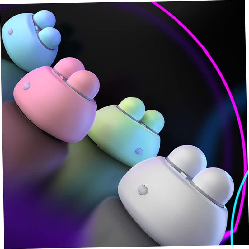 Healeved 2pcs Color Glasses Cleaning White Abs Cleaning Machine