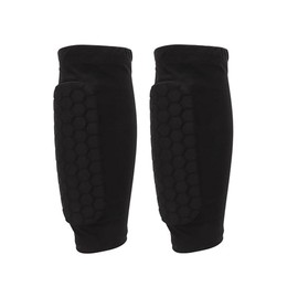 Shin Guards with Compression Calf Sleeves for Kids, Youth and Adults – Non-Slip Soccer Leg Pads with Honeycomb Cushioning for High-Impact Sports