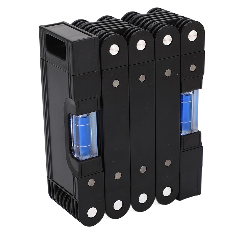 Folding Level Ruler Aluminum Alloy 4 Bubble Multifunction Multi Angle