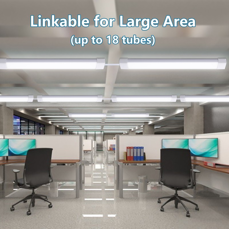 Tomshine Linkable LED Tube Batten Light 2000lm LED Ceiling Lamp
