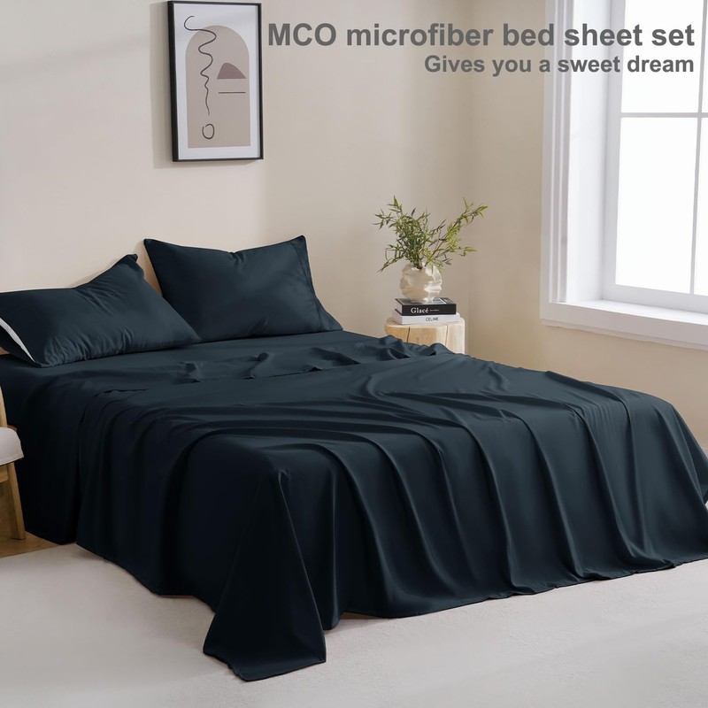 MCO Bedding Queen Bed Sheets Set - Soft Bed Sheets