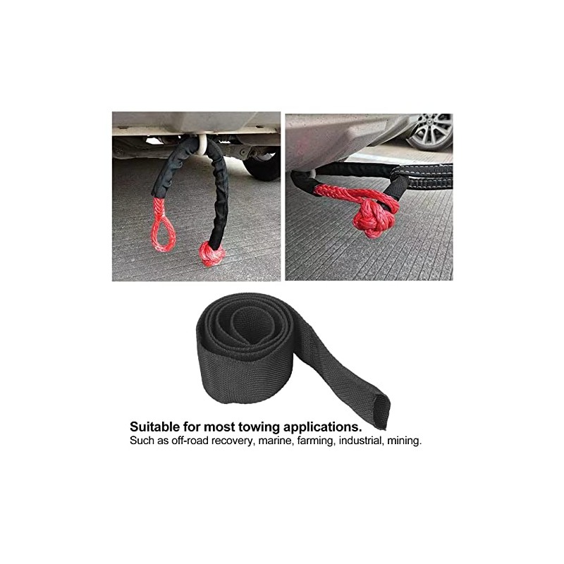 Ejoyous Funda para Cuerda de Cabrestante, Funda Protectora de Cuerda