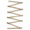 QWORK Folding Wood Rule, 4 Pack, 6FT 6 Inch Foldable