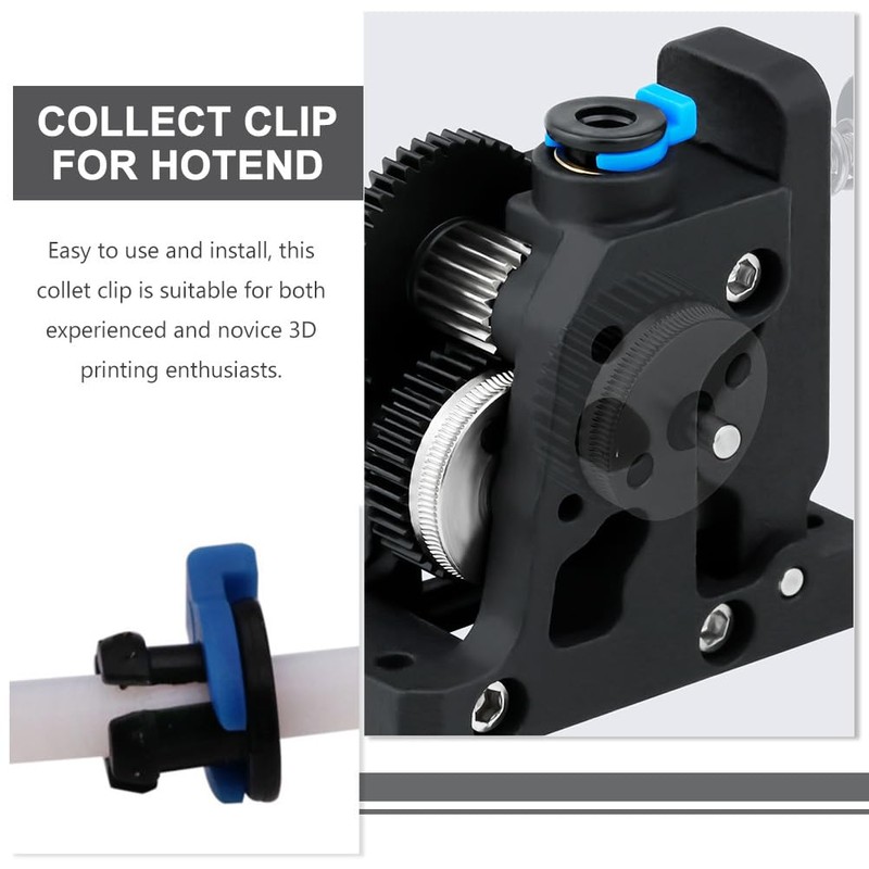Baluue 3 Sets Tube Coupling Collet Clamp Clip, Radiator clamp