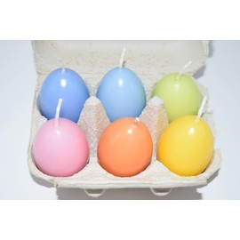 Nature's Enlightenment Colored Egg Candles -