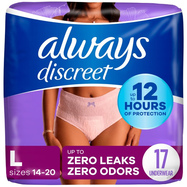 Always Discreet Always Discreet Adult Incontinence & Postpartum Underwear for