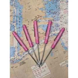 SNAP-ON TOOL POCKET SCREWDRIVER, 5 PACK IN PINK, BRAND NEW, MAGNETIC END, FLAT