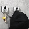 Queekay 4 Pcs Folding Hideaway Coat Hooks Heavy Duty Wall