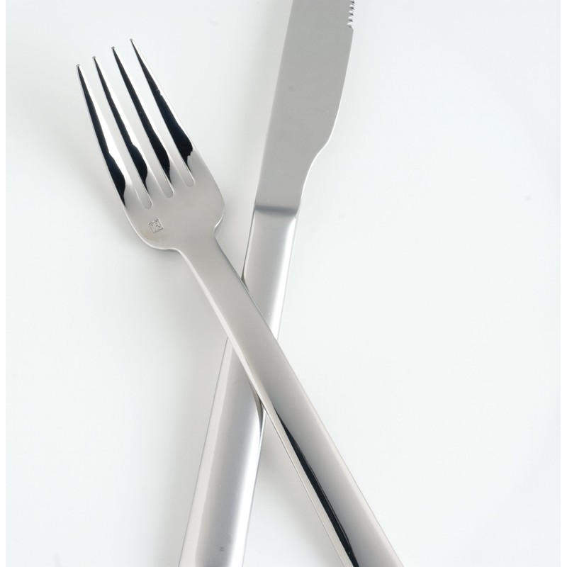 Fortessa Still 18/10 Stainless Steel Flatware Table Fork, Set of