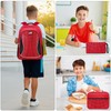 Meiwaote Kids Backpack for Boys，3PCS Boys Backpack with Lunch Box