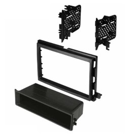 American International Single/Double DIN Dash Kit + Amp Harness + Antenna for Select Ford/Mercury