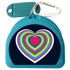Zumoe Mouth Guard Case, Retainer Case, Mouthguard Case - Hearts