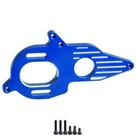 Adjustable Aluminum Motor Mount for 1/10 Arrma Granite Mega Typhon/Big Rock/Senton 3S Outcast/Kraton 4S Models RC Cars Monster Trucks Buggy (Navy Blue)